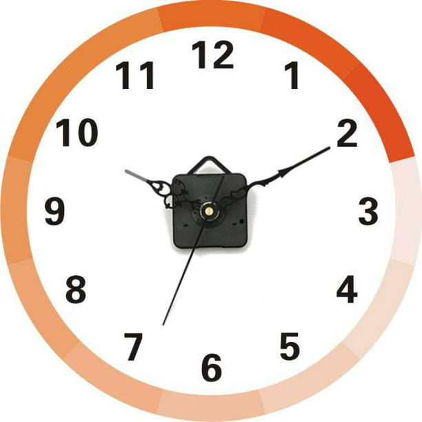Quartz Clock Movement Mechanism Black Hands DIY Wall Clock Repair Parts Kit Y-ca